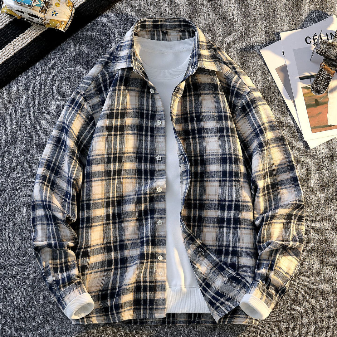 Herren Flanellhemd im karomuster Aliams