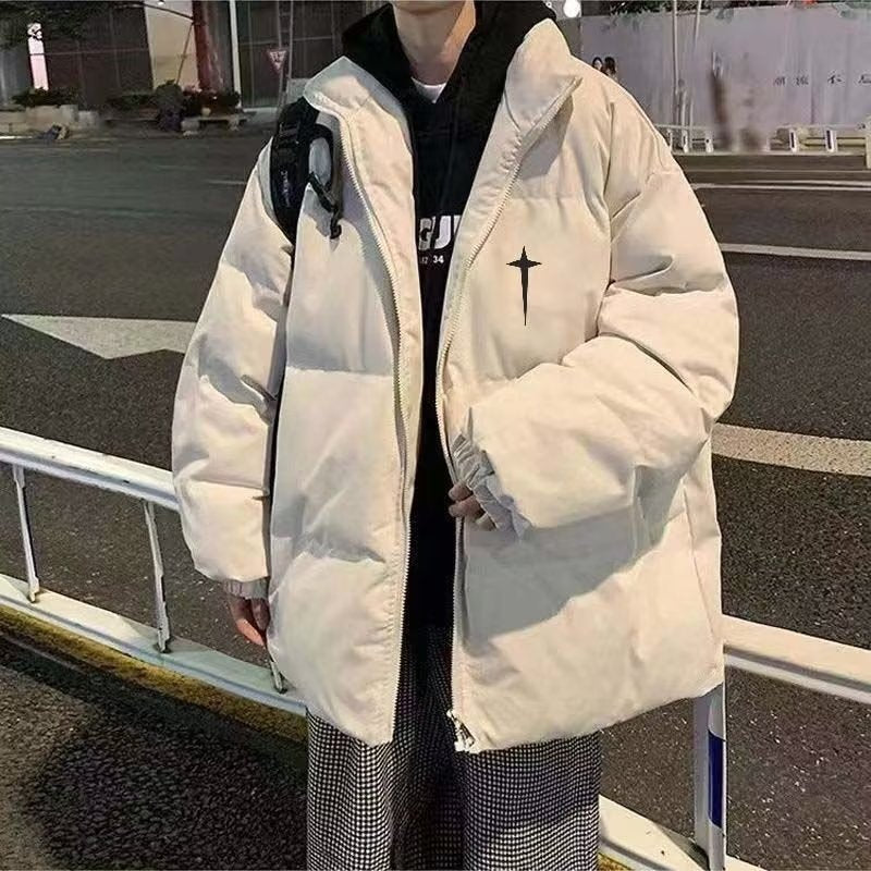 Herren gesteppte Winterjacke aus hochwertigem, wärmeisolierendem Material mit hohem Kragen und praktischen Taschen Aliams