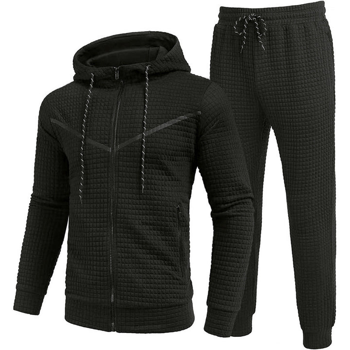 Herren Fleece-Jogginganzug mit strukturiertem Design Aliams