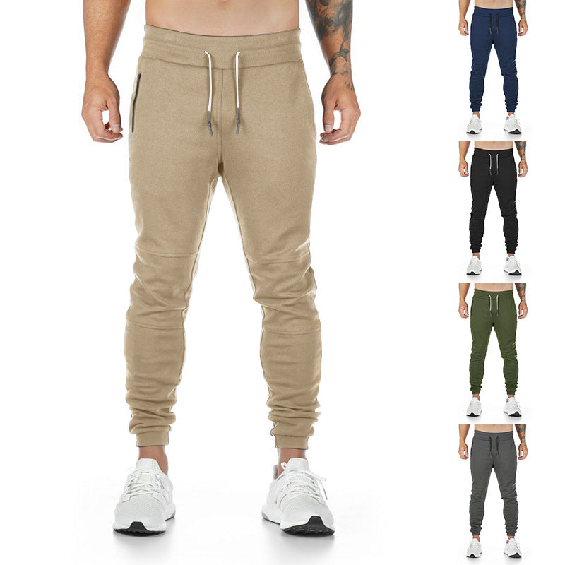 Herren Sportliche Jogginghose mit praktischen Reißverschlusstaschen und elastischem Bund Aliams