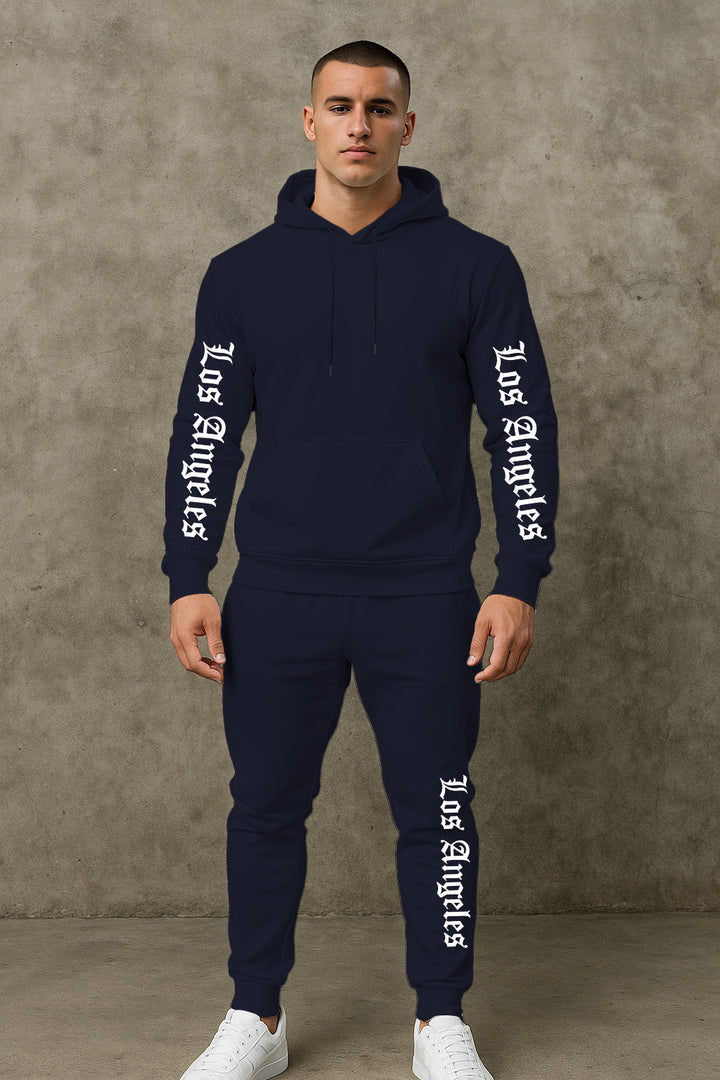 Herren Sportlicher Hoodie- und Jogginghosensatz Aliams