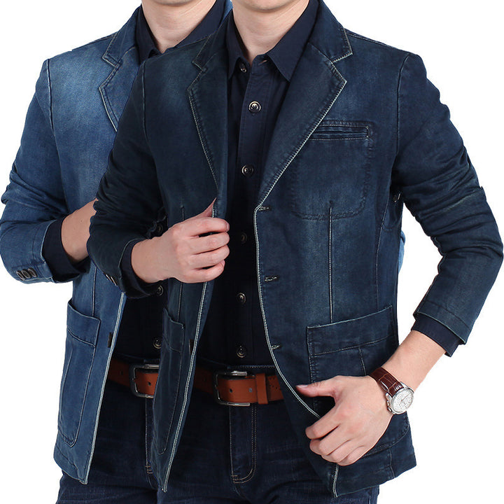 Herren stilvolle Denimjacke Aliams