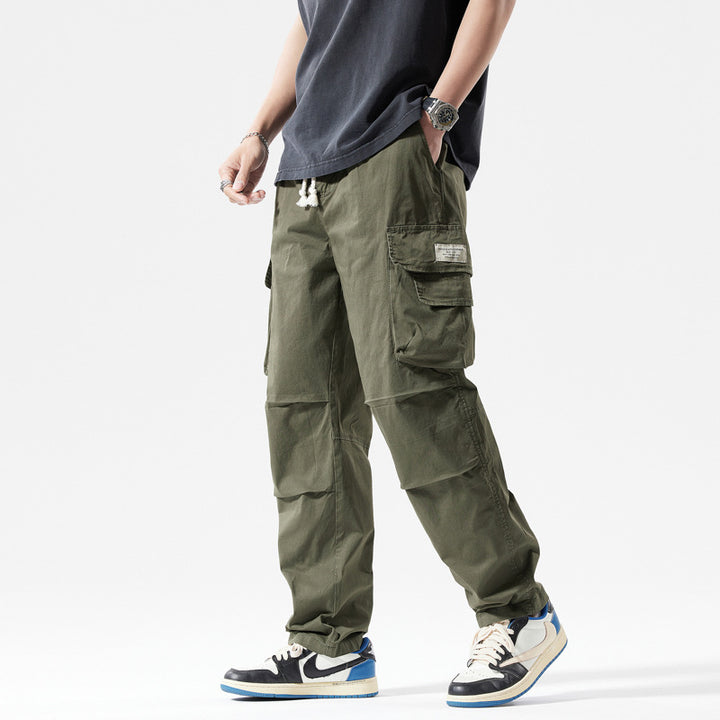 Herren Cargo-Hose mit multifunktionalen Taschen Aliams