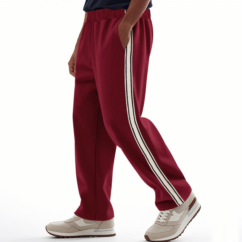 Herren Sportliche Sweatpants mit seitlichen Streifen Aliams