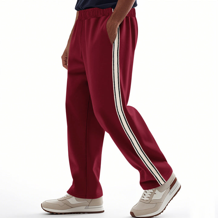 Herren Sportliche Sweatpants mit seitlichen Streifen Aliams