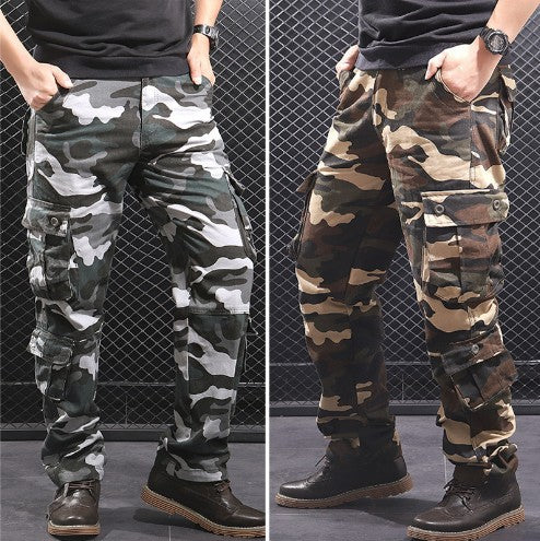 Herren Cargo-Hose mit praktischem Taschenlayout für Freizeit und Outdoor Aliams