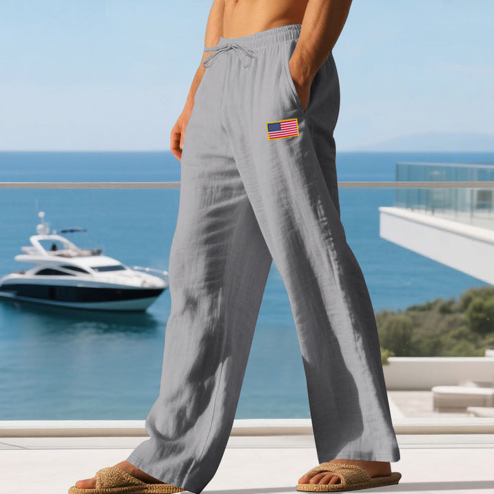 Herren Sommerliche Freizeithose Aliams