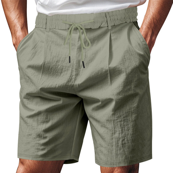 Herren Freizeit Shorts mit verstellbarem Bund und seitlichen Taschen Aliams