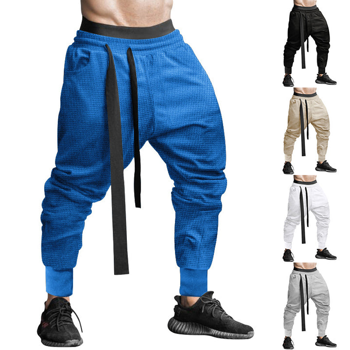 Herren Sportliche Relaxed Fit Jogginghose mit verstellbarem Bund Aliams