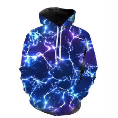 Herren Kapuzenpullover mit dynamischem Blitzdesign Aliams