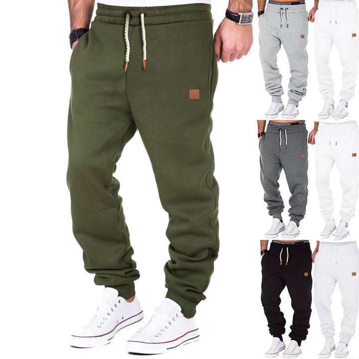 Herren bequeme Freizeit-Jogginghose mit elastischem Bund und praktischen Taschen Aliams