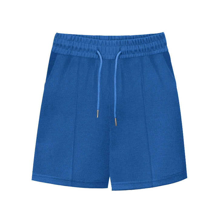 Herren atmungsaktive Fitness-Shorts mit elastischem Bund und Seitentaschen Aliams