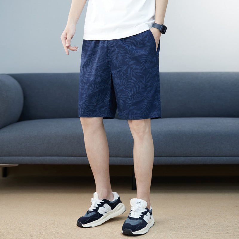 Herren Badeshorts mit elastischem Bund und funktionalen Taschen Aliams