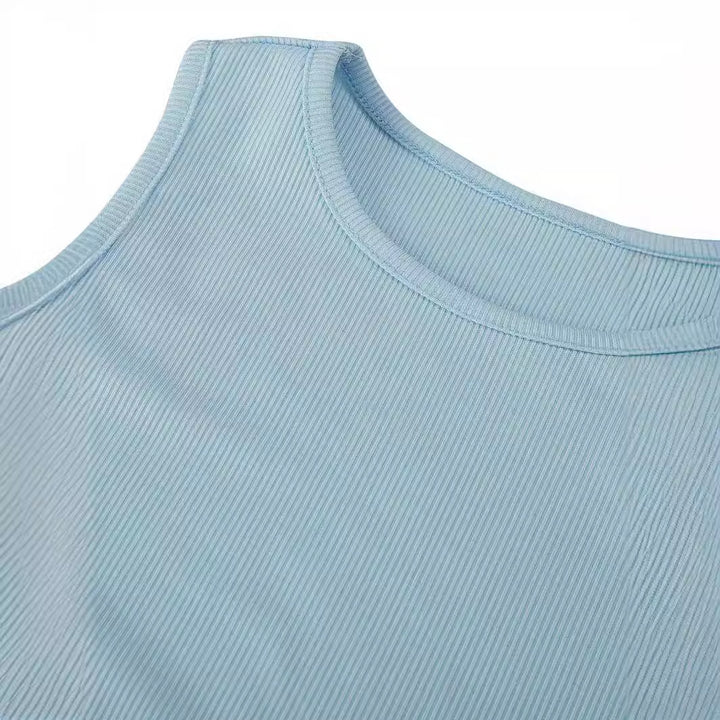 Damen Crop-Top und Minirock Set Aliams