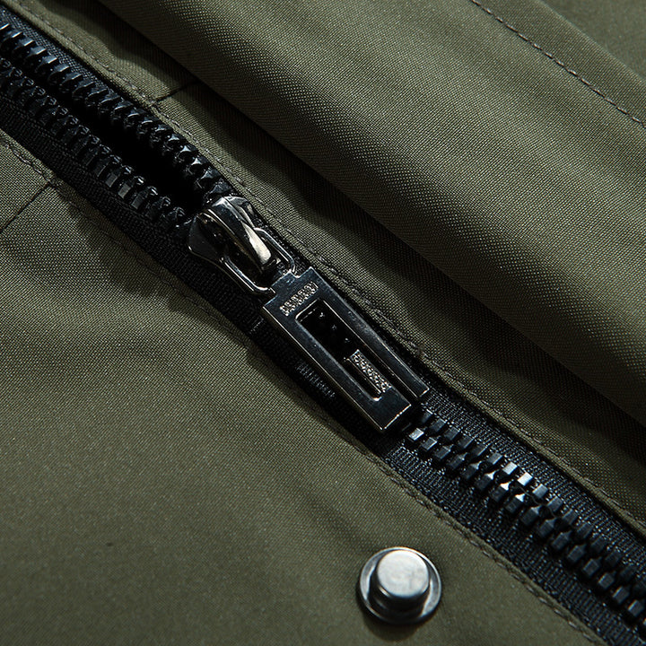 Herren technische Outdoor-Jacke mit wetterfester Kapuze und feuchtigkeitsregulierendem Material Aliams