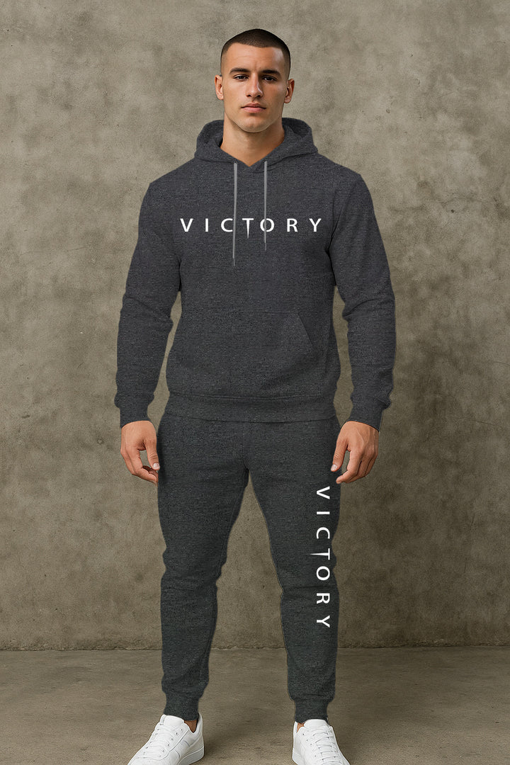 Herren komfortabler Sportanzug mit modernem Schriftzug Aliams