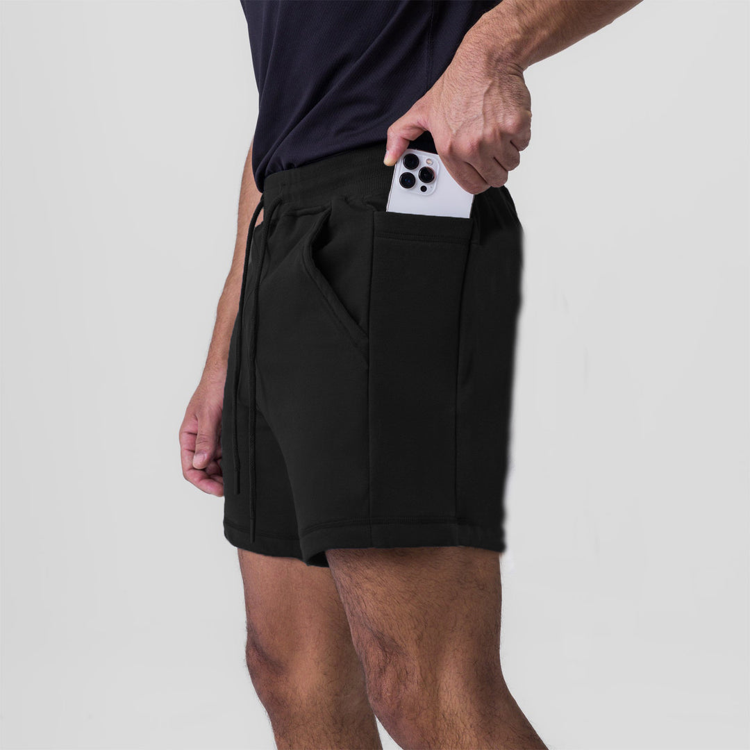 Herren Bequeme Shorts mit seitlichen Taschen und verstellbarem Bund Aliams