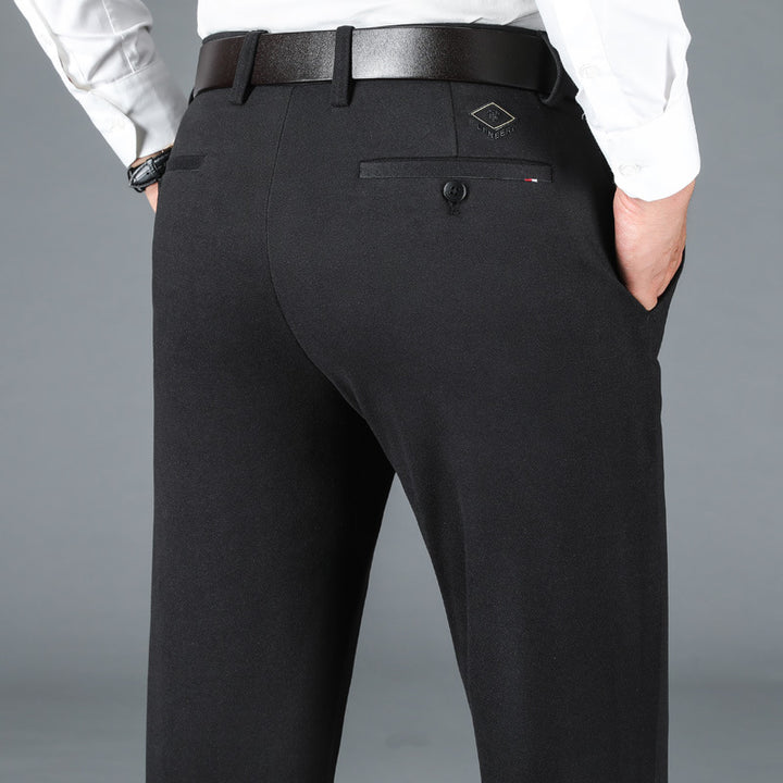 Herren Elegante Business-Hose aus feiner Baumwolle Aliams