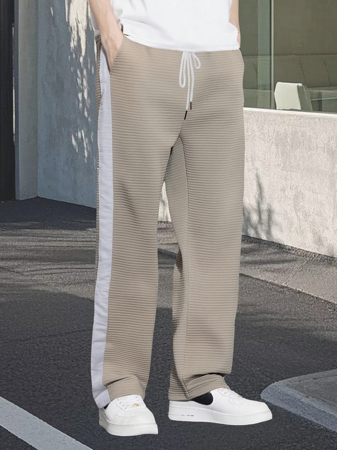 Herren Sportliche Freizeithose mit hochelastischem Bund Aliams