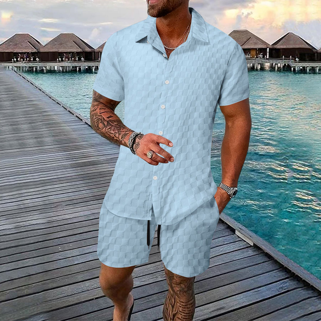 Herren Texturiertes Urlaubsoutfit Aliams