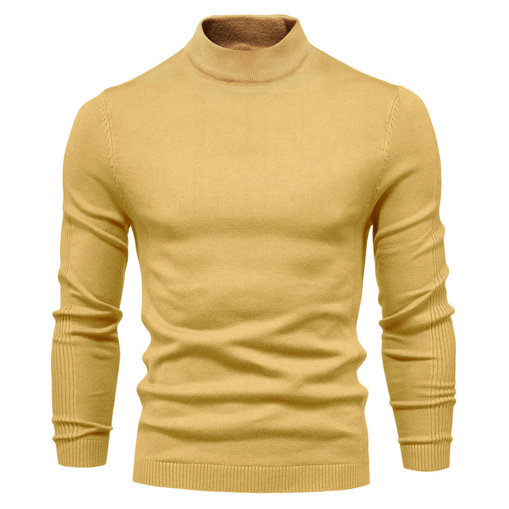 Herren stilvoller Rollkragenpullover aus weicher Merinowolle Aliams