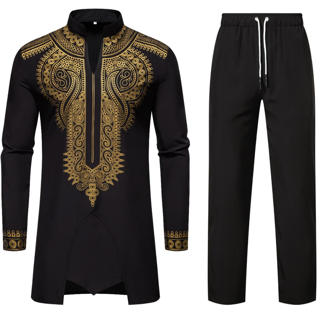 Herren Traditionelles Kaftan-Outfit mit einzigartiger Stickerei Aliams