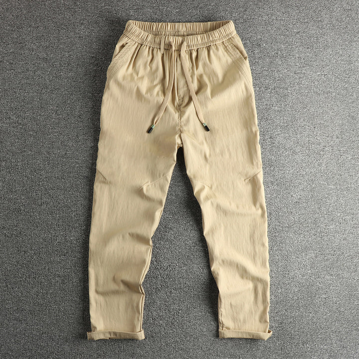 Herren Sportliche Freizeitpants mit elastischem Bund und praktischem Zugband Aliams
