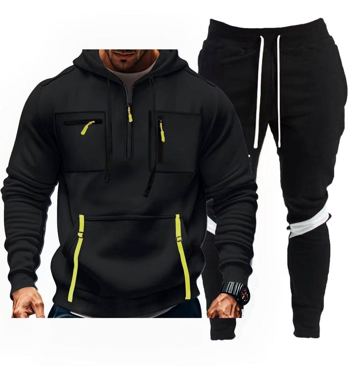 Herren sportliches Hoodie- und Jogginghosen-Set Aliams