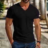 Herren V-Ausschnitt T-Shirt Aliams