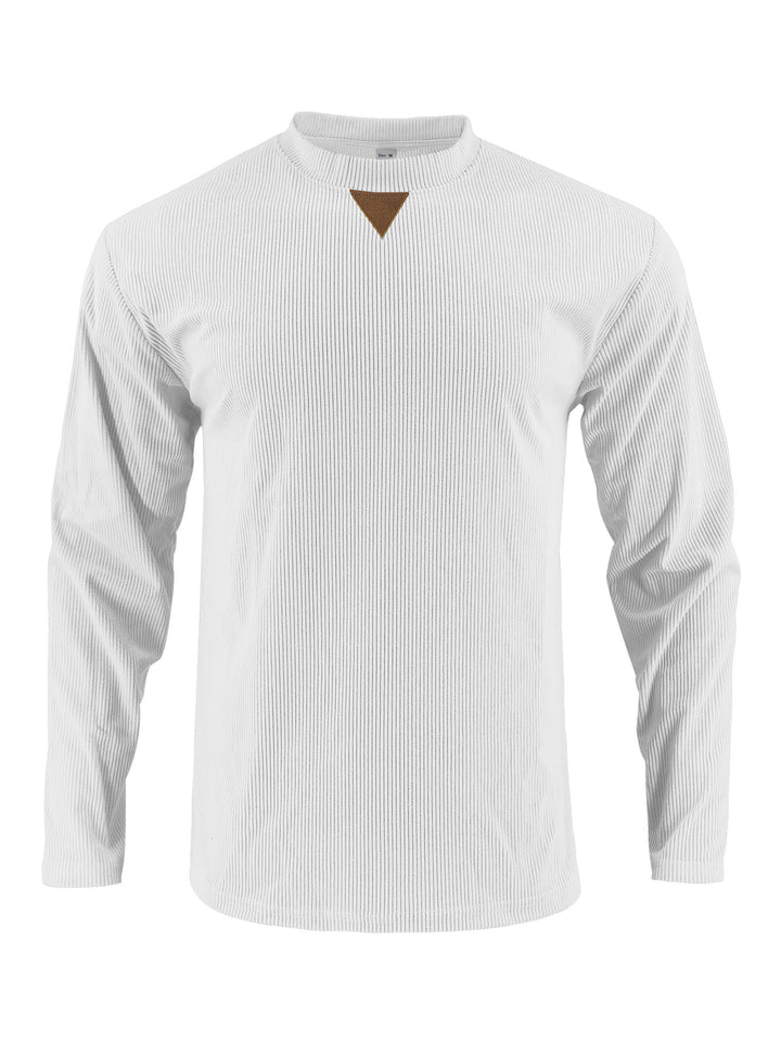 Herren Sportliches Langarmshirt mit innovativem Strukturdesign Aliams