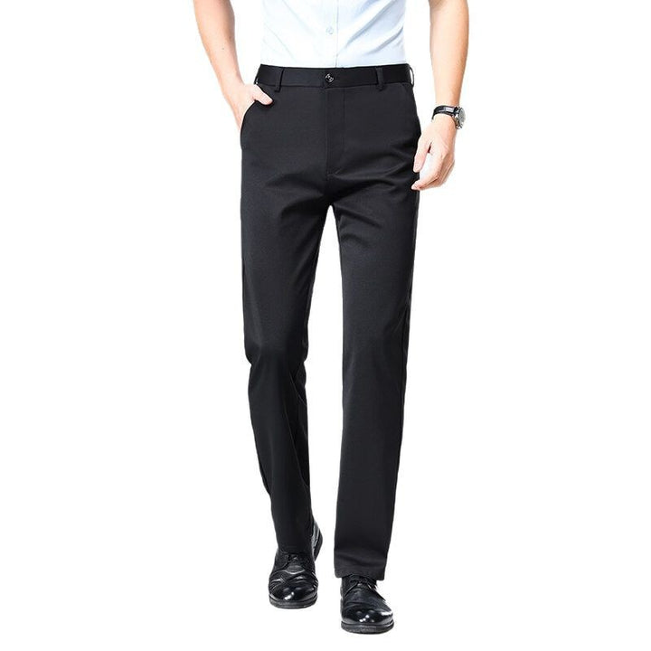 Herren elegante Büropants mit elastischem Bund und atmungsaktivem Material Aliams