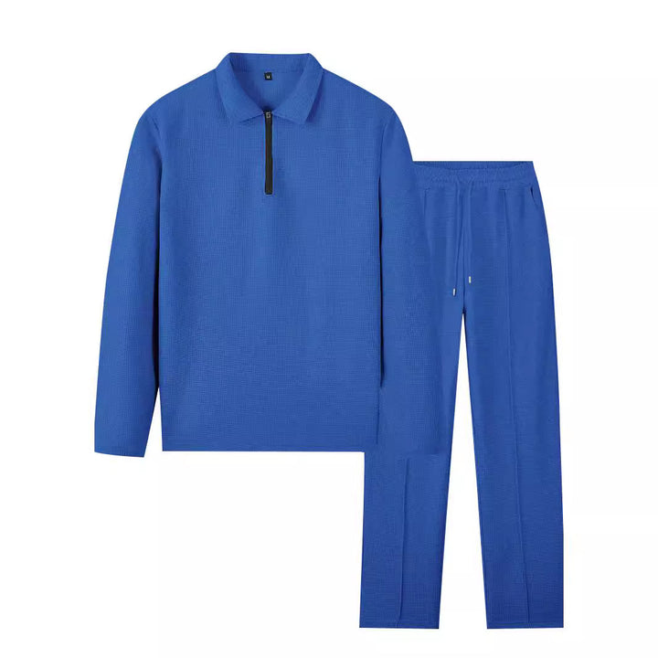 Herren Sportliches Freizeit-Set mit Reißverschluss und elastischem Bund Aliams