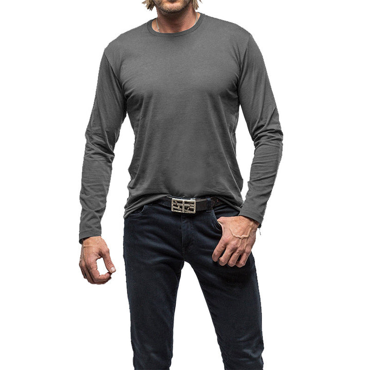 Herren Funktionslangarmshirt mit atmungsaktiver Technologie Aliams