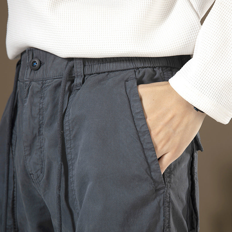 Herren Cargo-Hose mit elastischem Bund und praktischen Seitentaschen Aliams