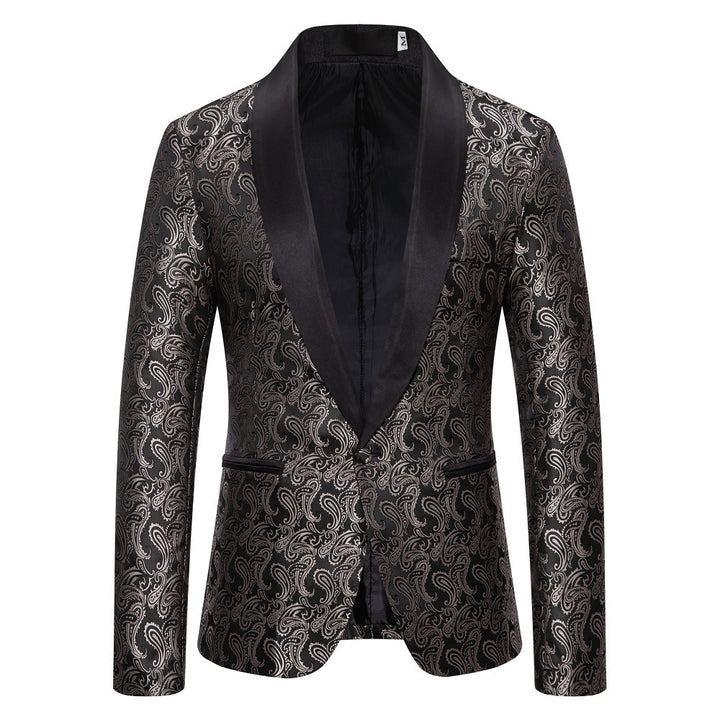Herren extravagante Smokingjacke mit Paisleymuster Aliams