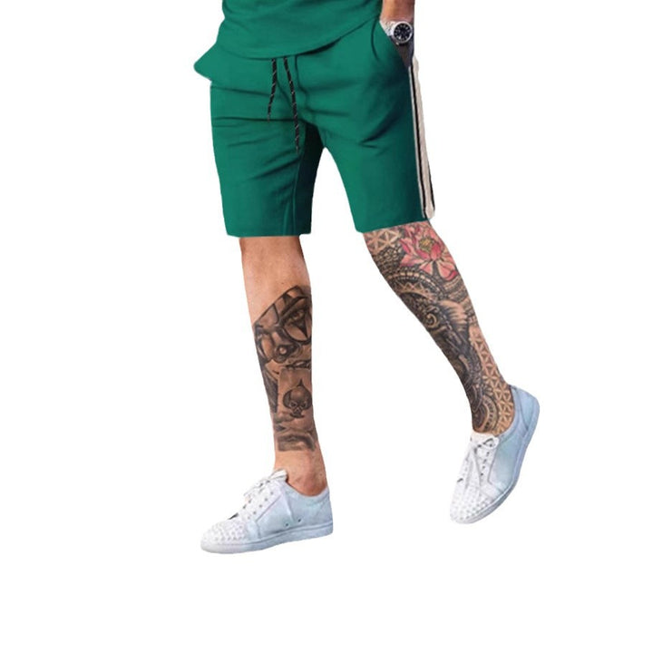 Herren Sportliche Shorts mit seitlichen Streifen Aliams