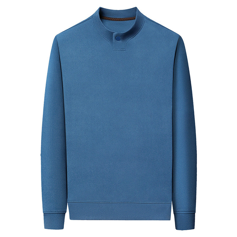 Herren Poloshirt mit modernem Stehkragen und eleganter Knopfleiste Aliams