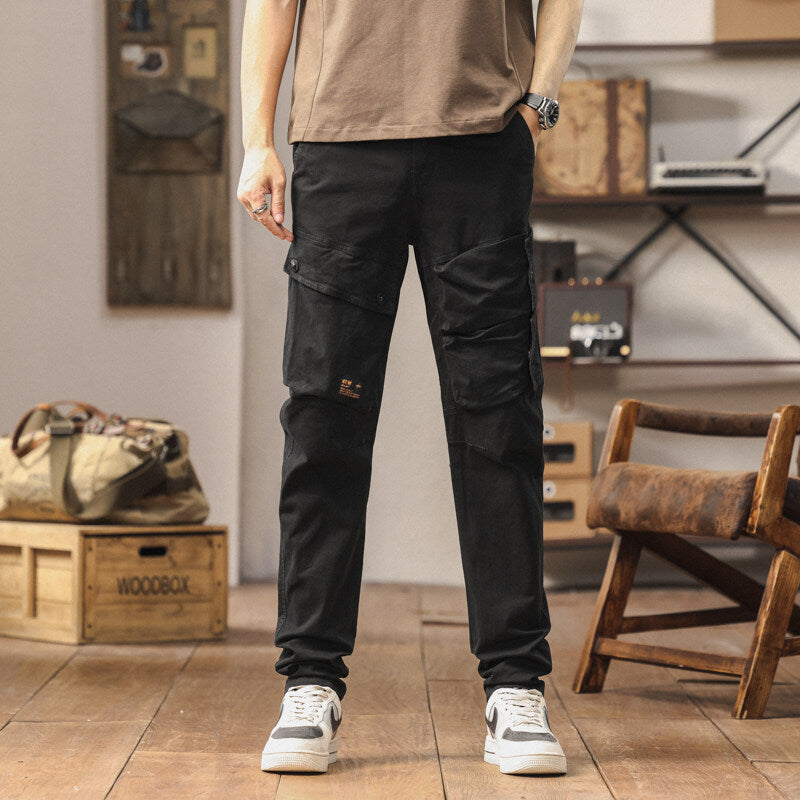 Herren robuste Cargo-Hose mit multifunktionalen Taschen Aliams