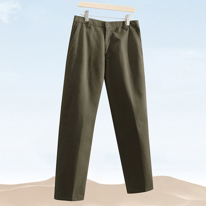 Herren schicke Freizeit-Hose mit elastischem Bund und bequemen Taschen Aliams