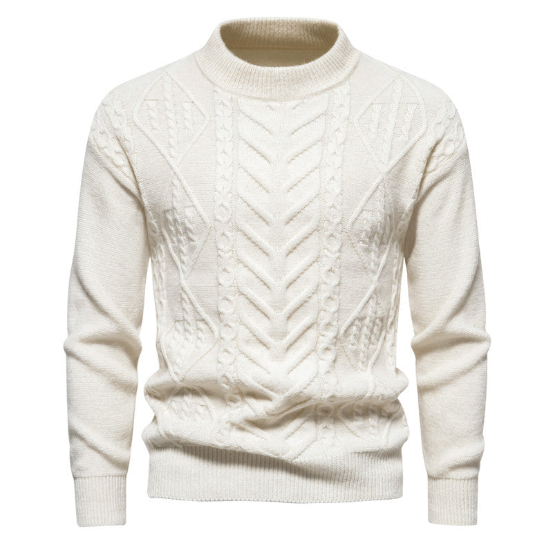 Herren Strickpullover mit strukturiertem Muster Aliams