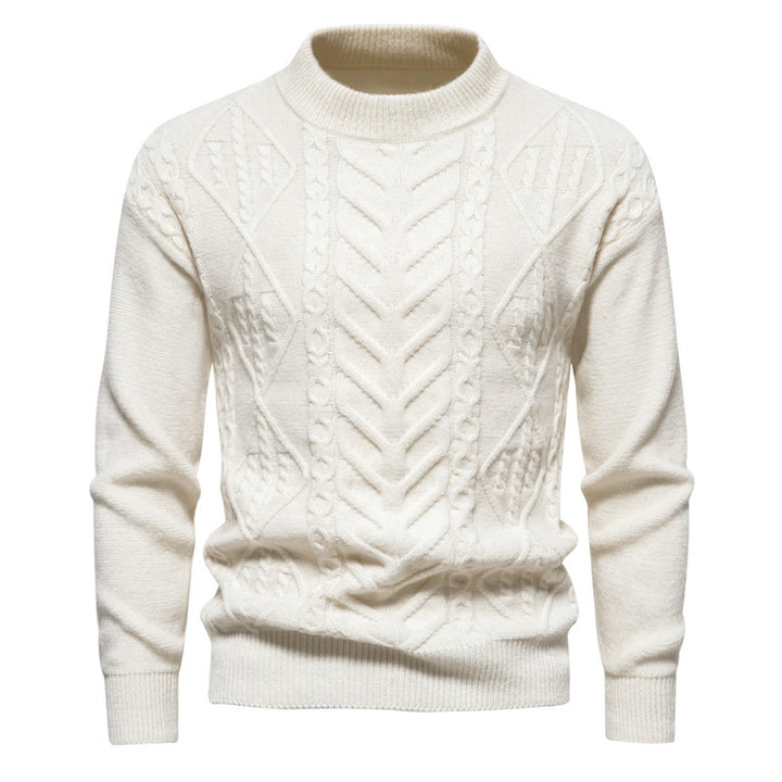Herren Strickpullover mit strukturiertem Muster Aliams