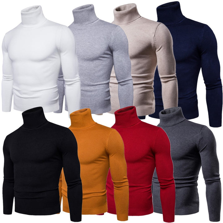 Herren Rollkragenpullover aus weichem Strick Aliams