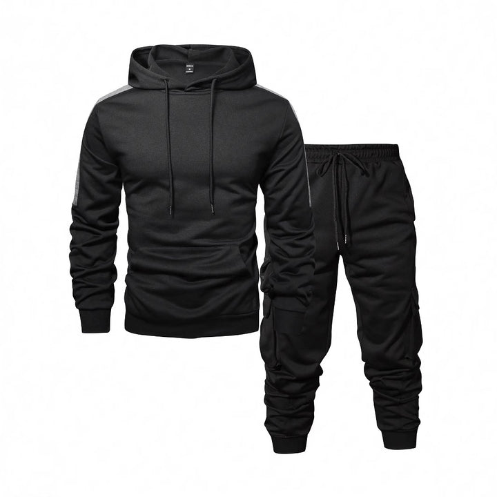 Herren Komfortables Hoodie- und Jogginghosen-Set mit praktischen Taschen Aliams