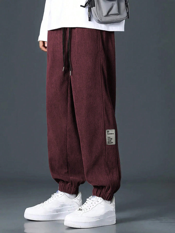 Herren Bequeme und lässige Sweatpants mit elastischem Bund und seitlichen Taschen Aliams