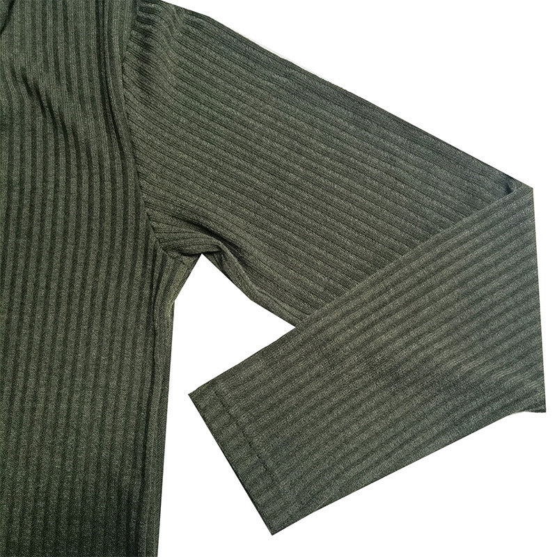 Herren feiner Rollkragenpullover aus strukturiertem Strick Aliams