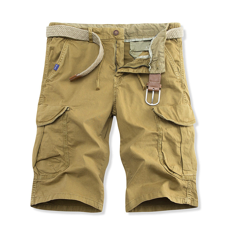 Herren Cargoshorts mit praktischen Taschen und verstellbarem Kordelzug Aliams