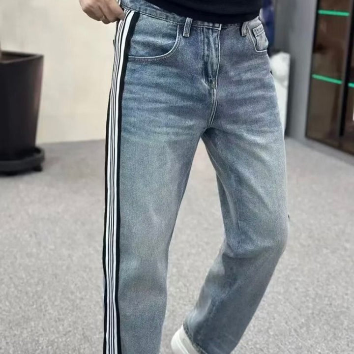 Herren Jeans mit seitlichen Streifen Aliams