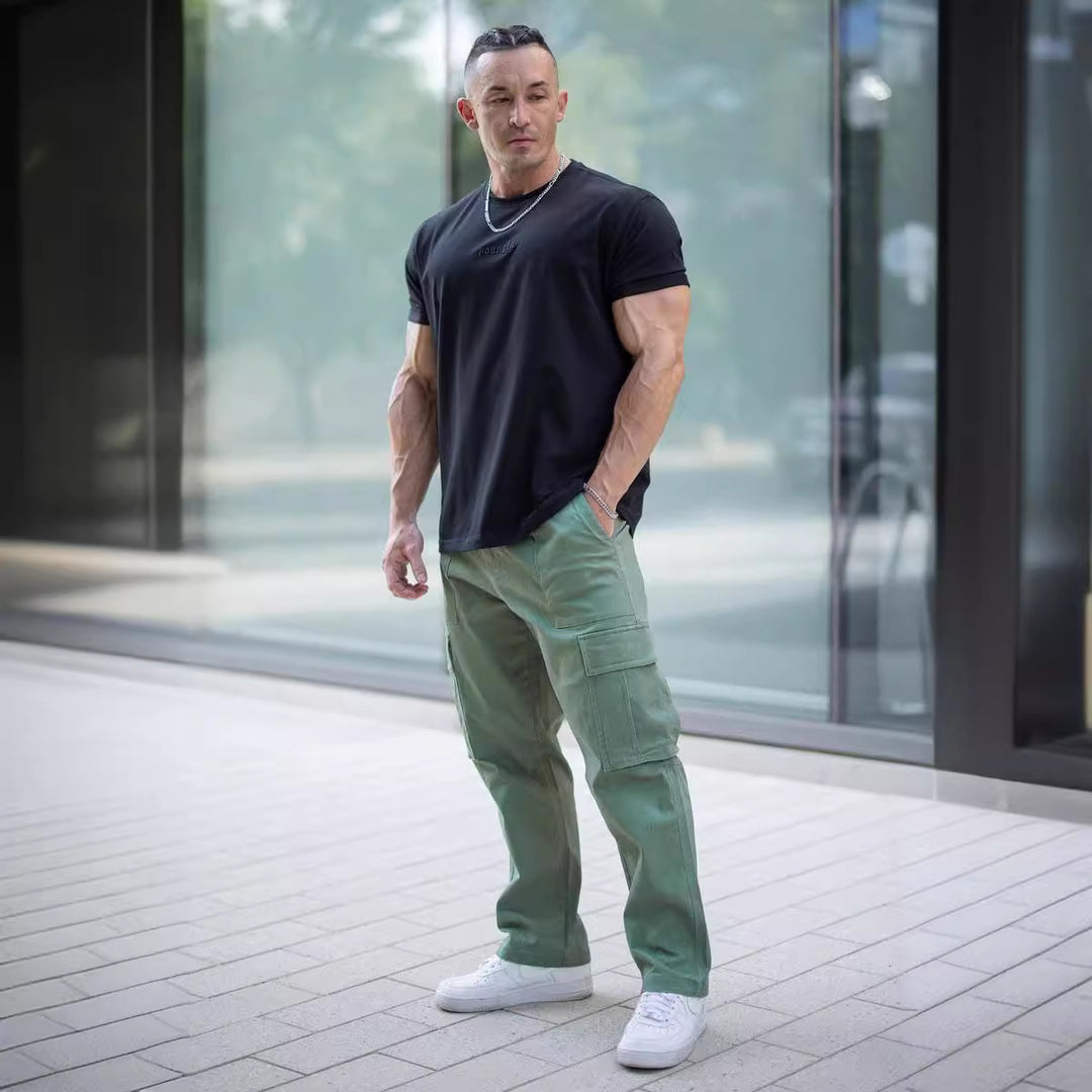 Herren Cargo-Hose mit multifunktionalen Taschen und ergonomischem Schnitt Aliams