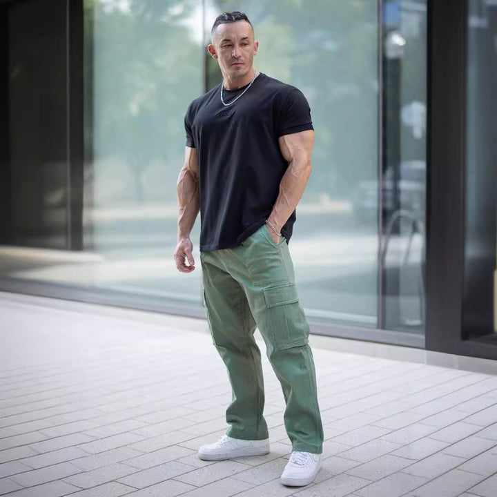 Herren Cargo-Hose mit multifunktionalen Taschen und ergonomischem Schnitt Aliams