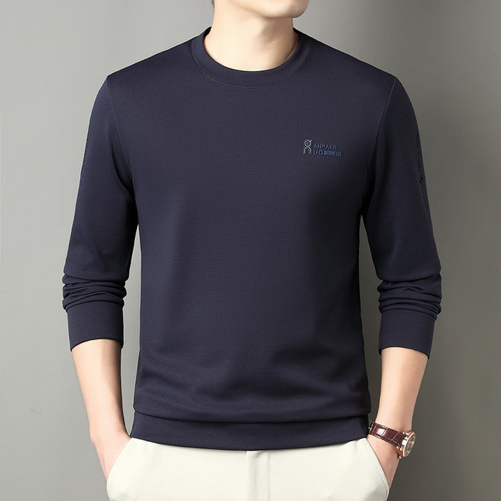 Herren Sport Sweatshirt mit strukturiertem Gewebe und modernem Rundhalsausschnitt Aliams